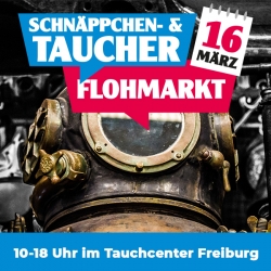 Schnäppchen- und Taucherflohmarkt am 16.03.