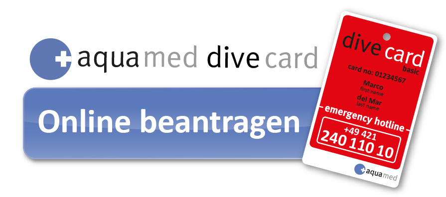 Dive Card Online beantragen
